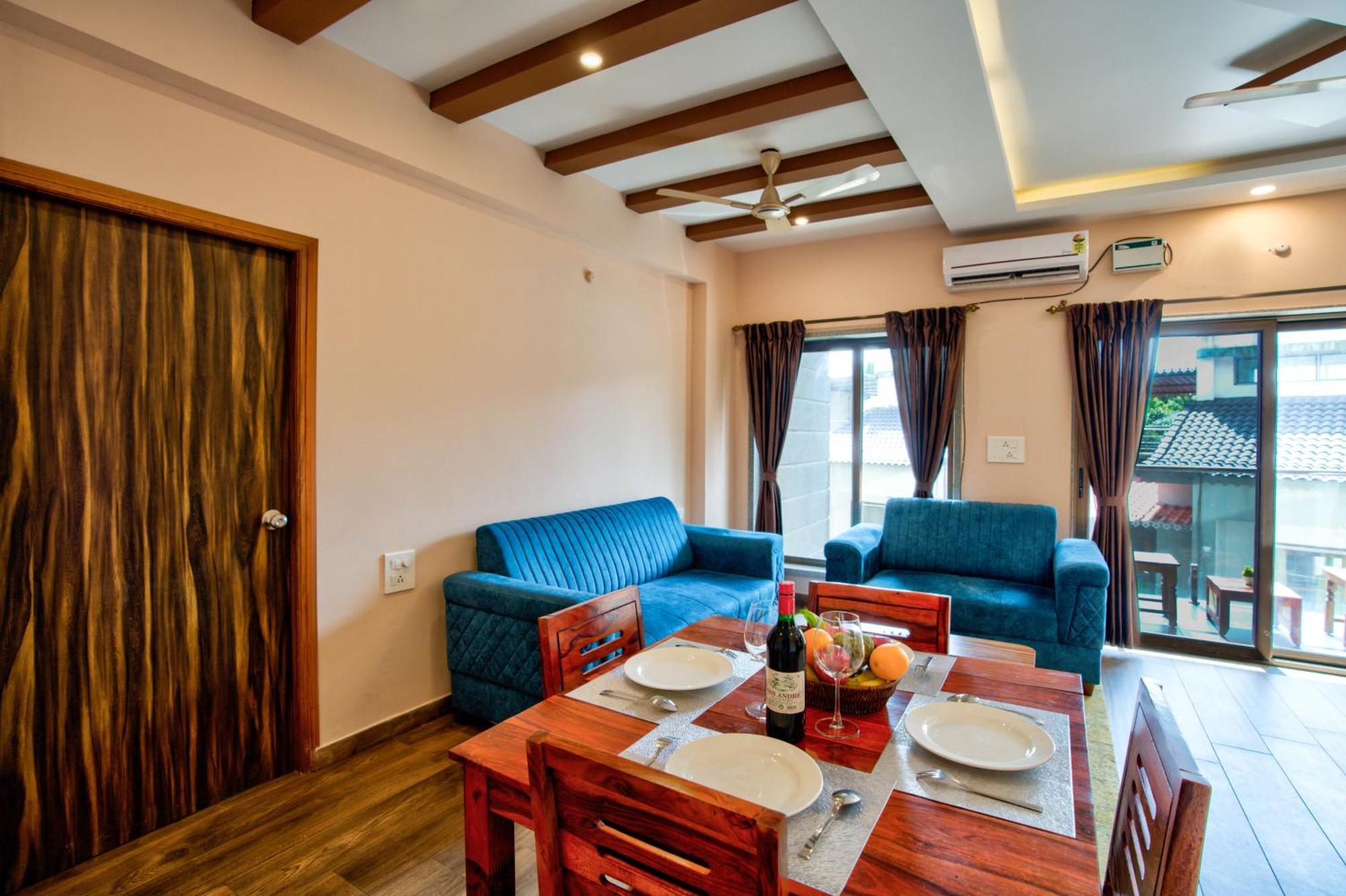 Luxury 2Bhk Apartment Near Candolim Nerul  Exterior photo