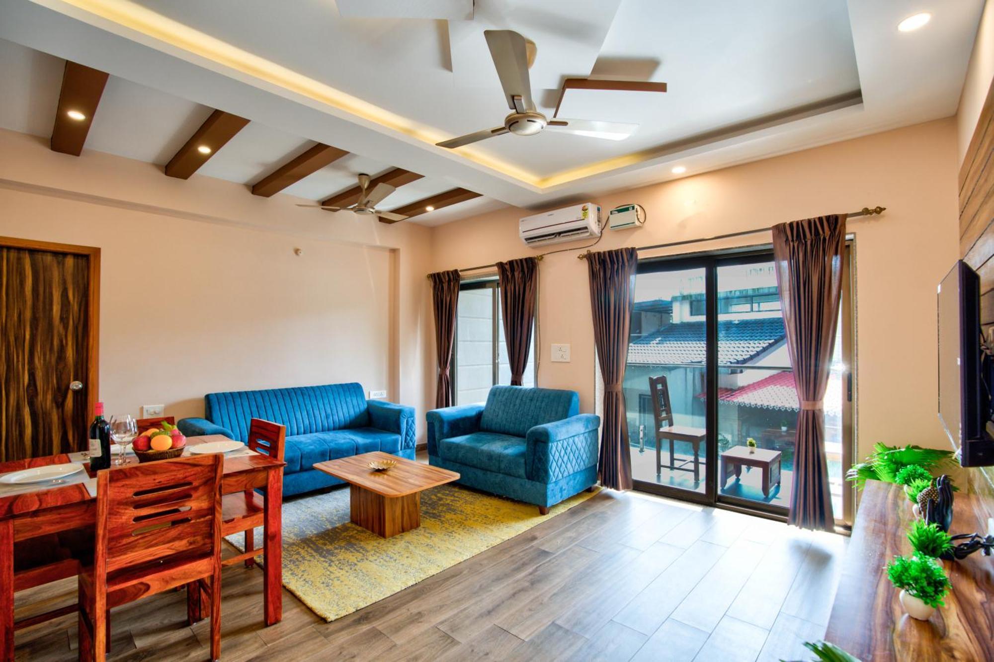 Luxury 2Bhk Apartment Near Candolim Nerul  Exterior photo